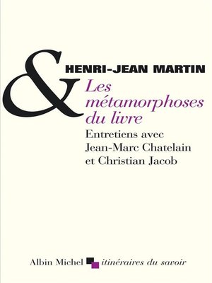 cover image of Les Métamorphoses du livre